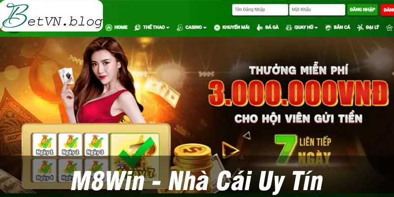 M8Win - Sân chơi uy tín đẳng cấp